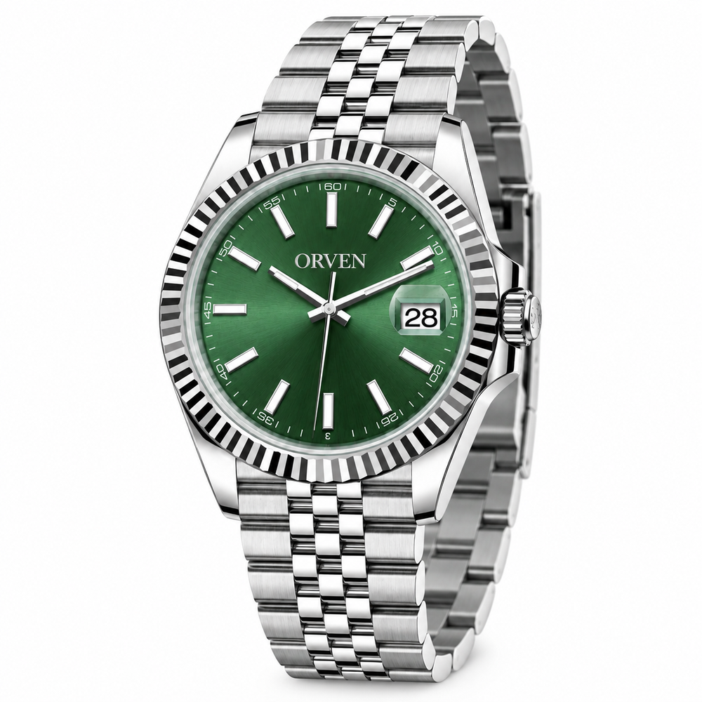 Orven Vareon Open Heart – Green Dial