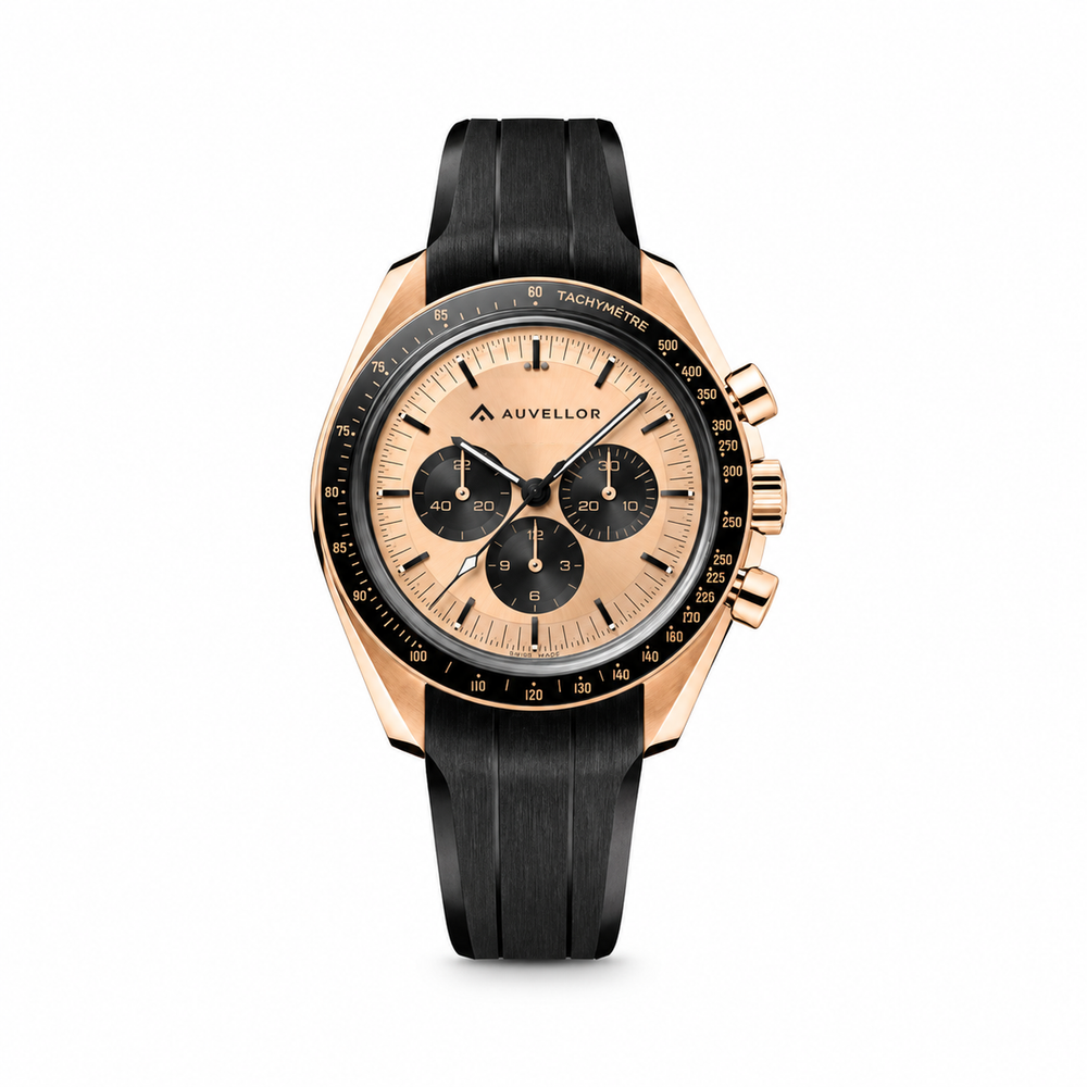 Orven Auricor Chronograph – Gold Dial