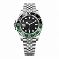 Orven Naviren – Black Dial & Green Bezel