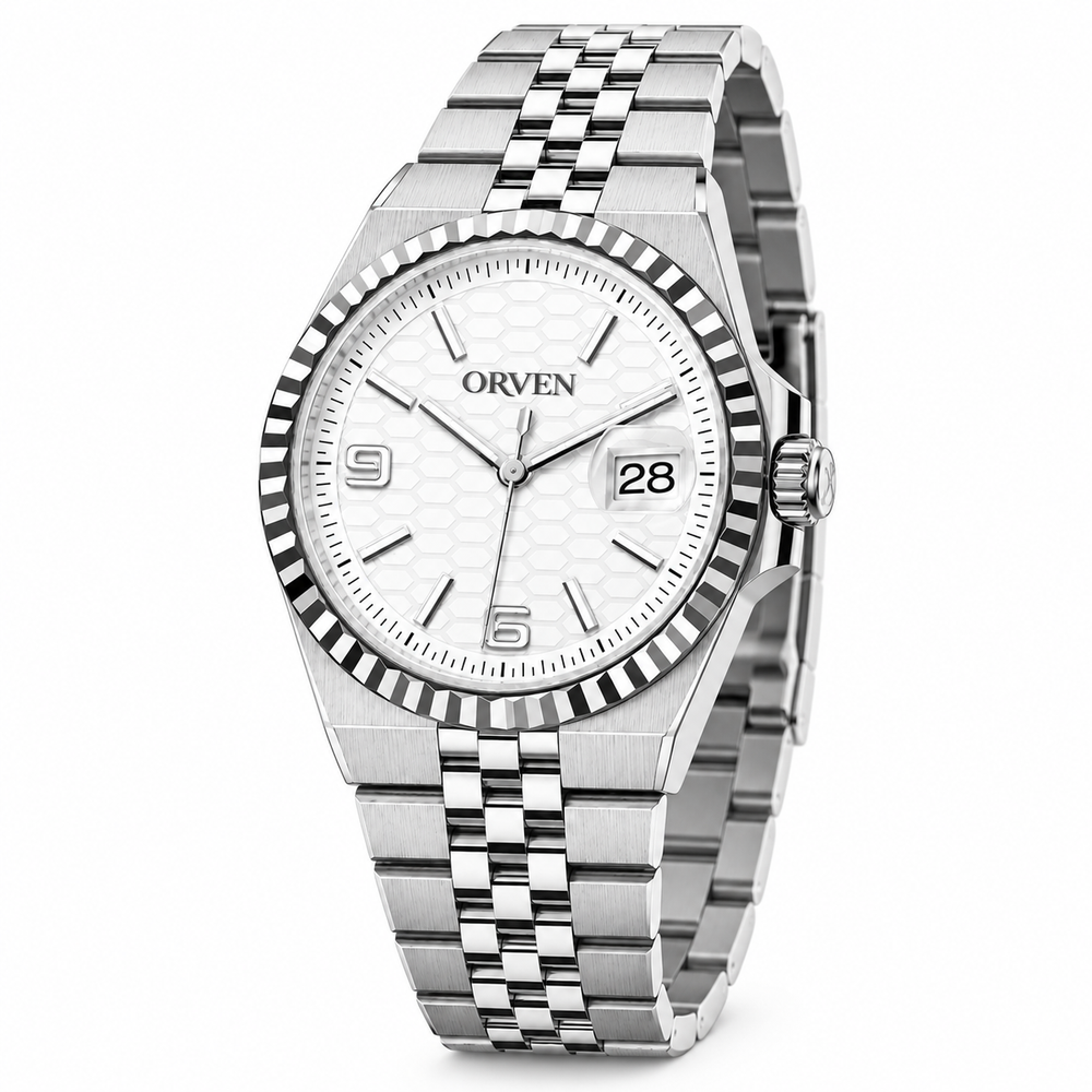 Orven Serevon – White Textured Dial