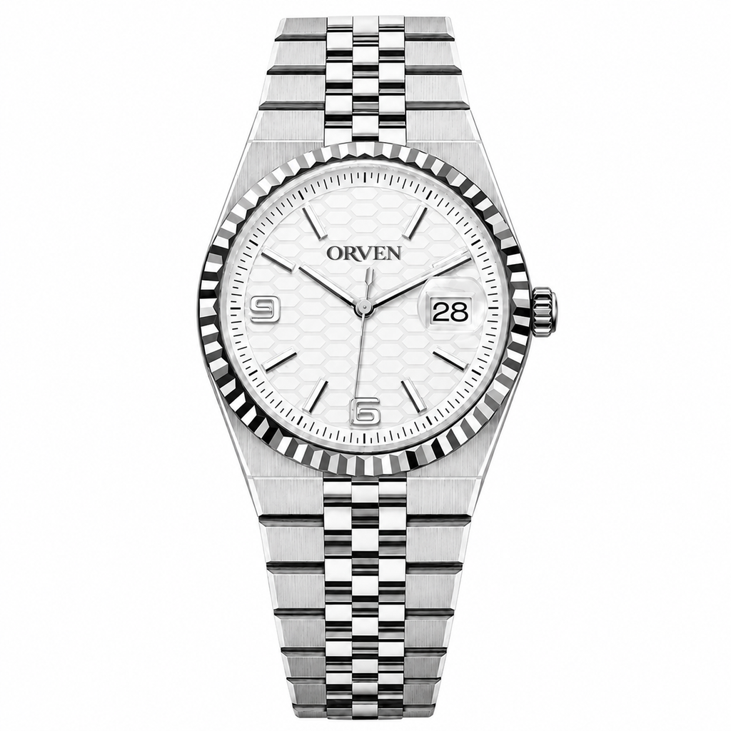 Orven Serevon – White Textured Dial